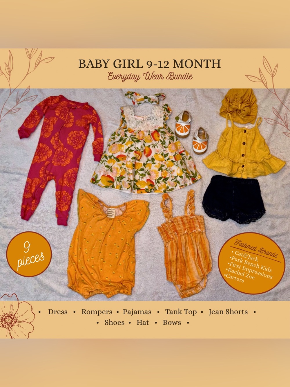Everyday Wear Capsule | 9 Pieces | Bright Citrus Tones & Boutique Styles